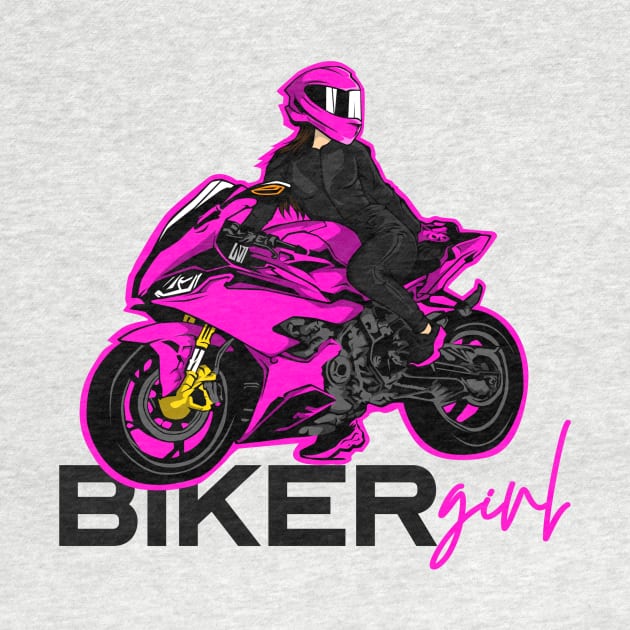 Girl bike pink rider by BNT-Store